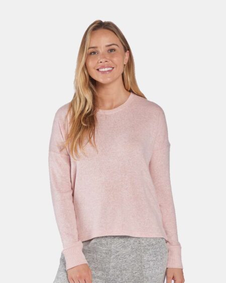 Boxercraft L06 Women’s Cuddle Fleece Boxy Crewneck Pullover