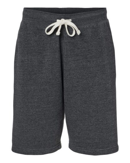 J. America 8855 Unisex Triblend Fleece Shorts