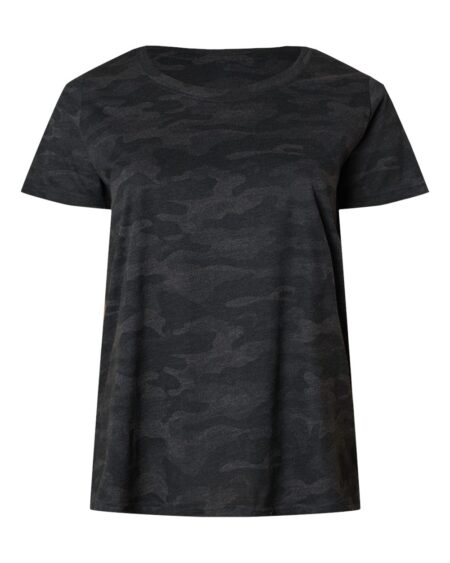 LAT 3816 Women’s Curvy Collection Fine Jersey Tee