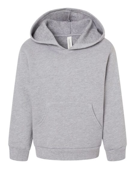 BELLA + CANVAS 3719T Toddler Sponge Fleece Pullover Hoodie Sweatshirt