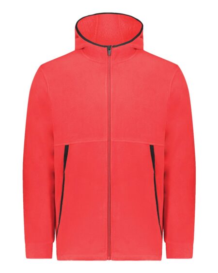 Augusta Sportswear 6858 Unisex Eco Revive™ Polar Fleece Hooded Full-Zip Jacket