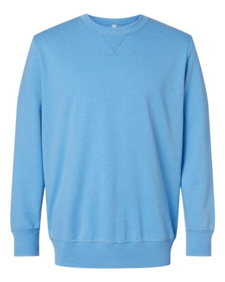 LAT 6935 Unisex Vintage Wash Crewneck Sweatshirt