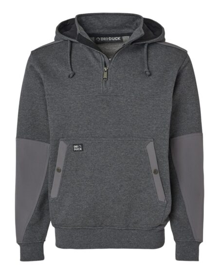 DRI DUCK 7349 Men’s Mission Quarter-Zip Hooded Pullover
