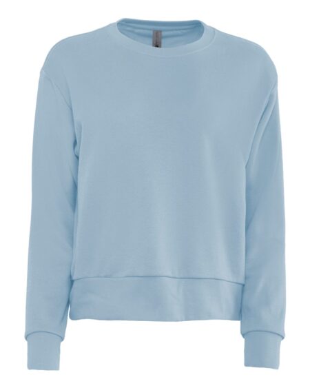 Next Level 9084 Women’s Laguna Sueded Crewneck Sweatshirt