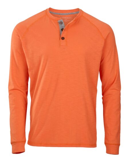 Boxercraft BM3101 Unisex Henley Long Sleeve T-Shirt
