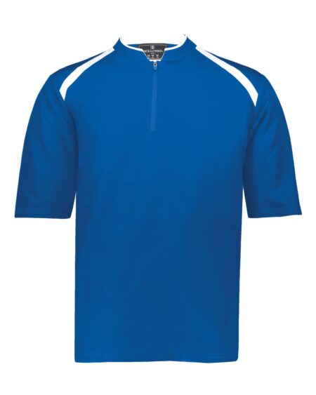 Holloway 229581 Men’s Clubhouse Short Sleeve Quarter-Zip Pullover