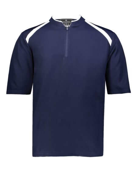 Holloway 229681 Youth Clubhouse Short Sleeve Quarter-Zip Pullover