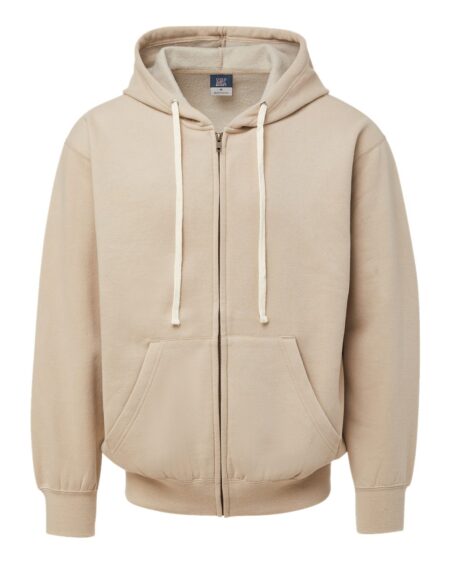 MV Sport 22132 Unisex Vintage Fleece Full-Zip Hooded Sweatshirt