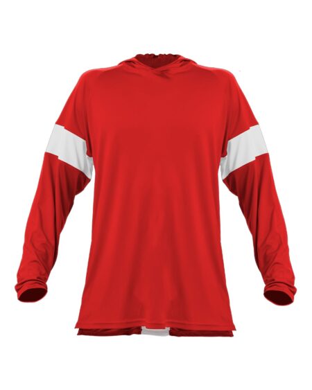 Alleson Athletic 545LSA Unisex Contender Hooded Long Sleeve T-Shirt
