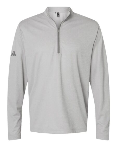 Adidas A593 Men’s Space Dyed Quarter-Zip Pullover