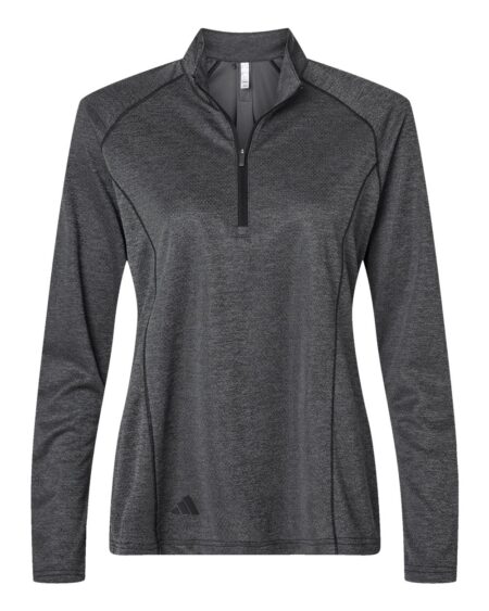 Adidas A594 Women’s Space Dyed Quarter-Zip Pullover