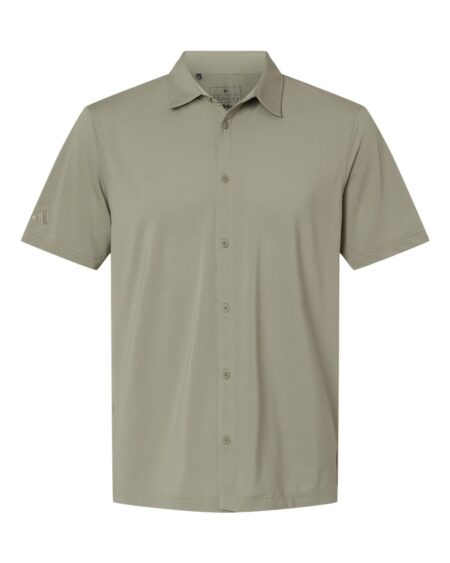 Adidas A595 Men’s Full Button Down Short Sleeve Shirt