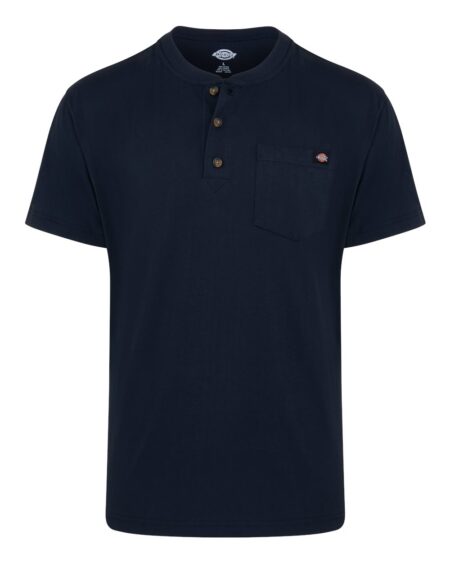 Dickies WS51T Men’s Tall Heavyweight Traditional Short Sleeve Henley