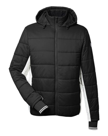 Nautica N17186 Men’s Nautical Mile Hooded Puffer Jacket