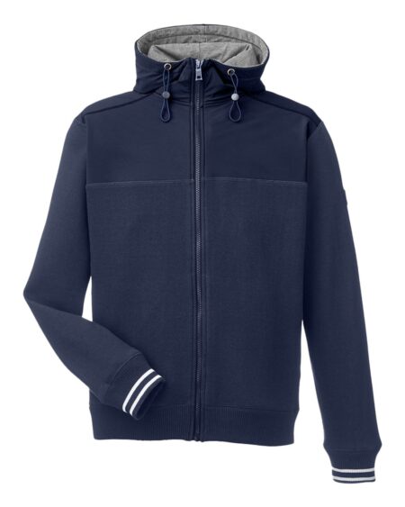 Nautica N17582 Men’s Navigator Fleece Hooded Full-Zip Jacket