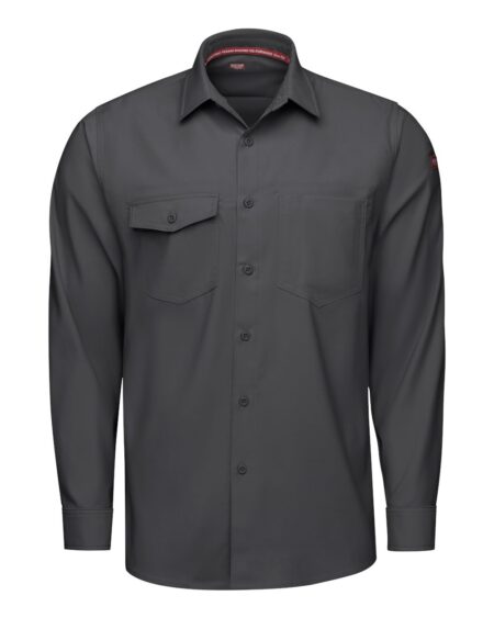 Red Kap TSM4T Men’s Tall Cooling Long Sleeve Work Shirt