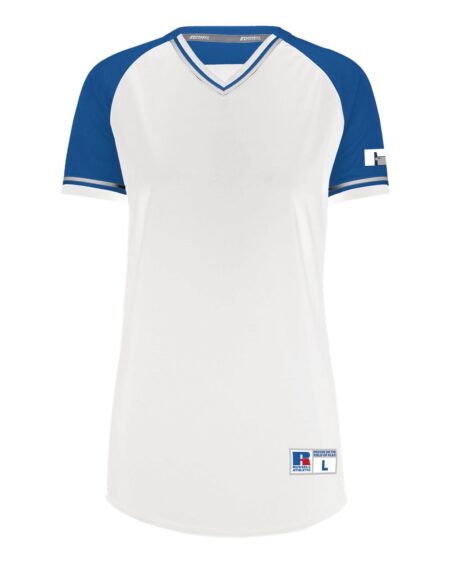Russell Athletic R01X3X Women’s Classic V-Neck Jersey
