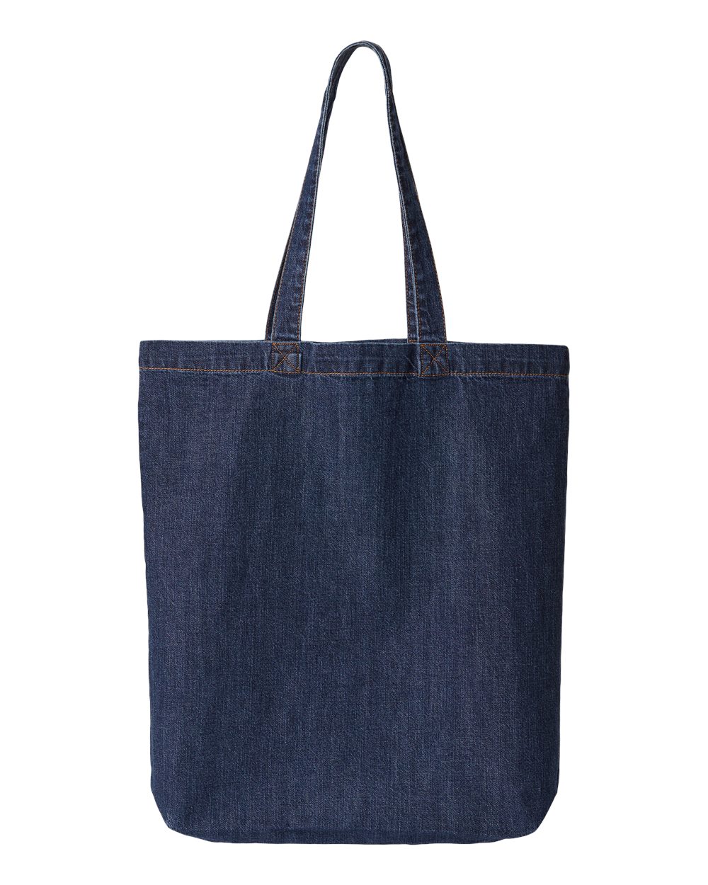 Liberty Bags 7761A Cotton Denim Gusseted Tote Bag - Image 2