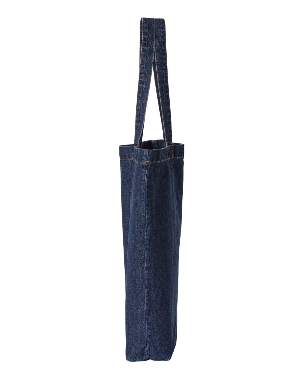 Liberty Bags 7761A Cotton Denim Gusseted Tote Bag - Image 3