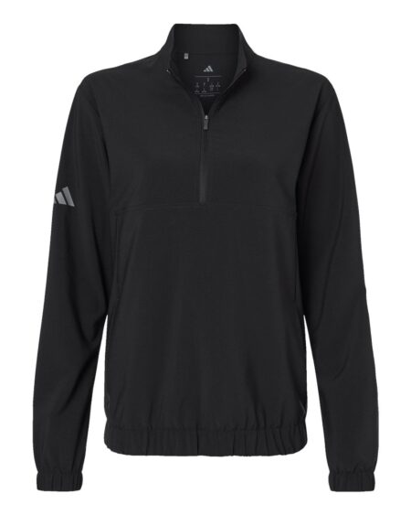 Adidas A706 Women’s Stretch Woven Half-Zip Pullover