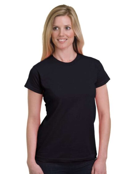 Bayside 5850 Women’s USA-Made Fine Jersey T-Shirt