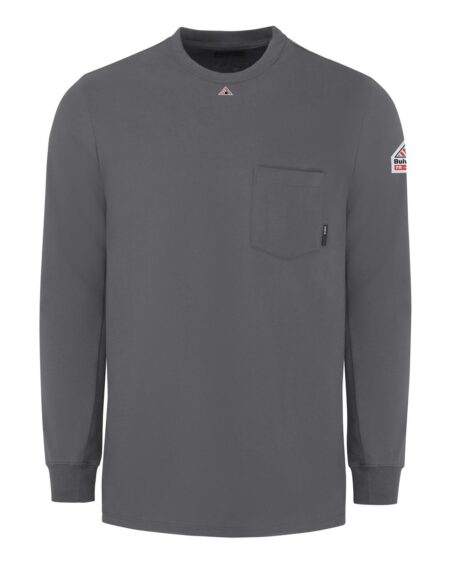 Bulwark SET2T Men’s Tall Knit Long Sleeve T-Shirt