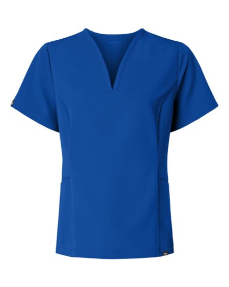 Jaanuu W10003 Women’s Calix Fit & Flare Scrub V-Neck Top