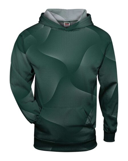 Badger 2413 Youth Warp Hooded Long Sleeve T-Shirt