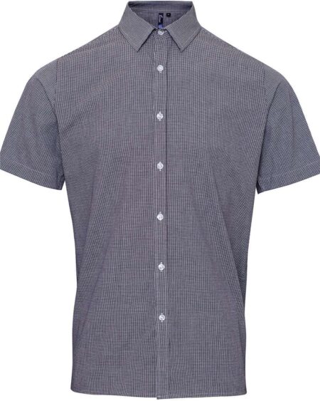 Artisan Collection by Reprime RP221 Men’s Microcheck Gingham Cotton Shirt