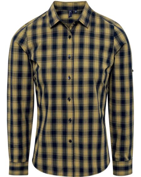 Artisan Collection by Reprime RP350 Women’s Mulligan Check Cotton Dress Shirt