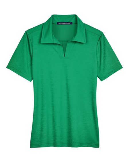 Devon & Jones DG22W Women’s CrownLux Performance® Address Melange Polo