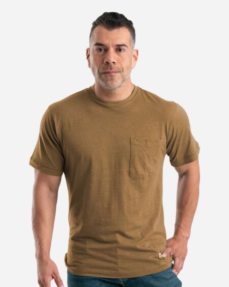 Berne Apparel BSM38 Men’s Lightweight Performance Pocket T-Shirt