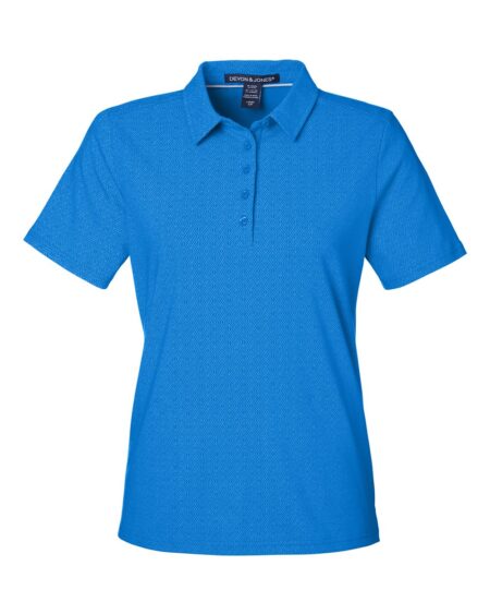 Devon & Jones DG101W Women’s Crownlux Performance® Geo Polo
