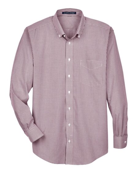 Devon & Jones D640 Men’s Crown Collection® Gingham Check Woven Dress Shirt