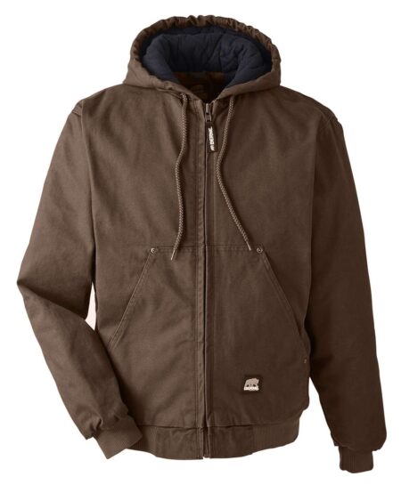 Berne Apparel HJ375 Men’s Heartland Washed Cotton Duck Hooded Jacket