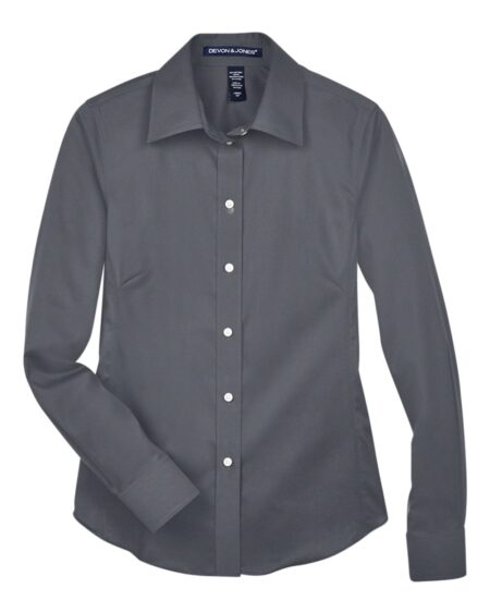 Devon & Jones DG530W Women’s Crown Collection® Solid Stretch Twill Woven Dress Shirt
