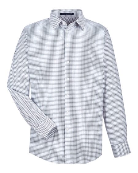 Devon & Jones DG540 Men’s CrownLux Performance® Micro Windowpane Woven Dress Shirt
