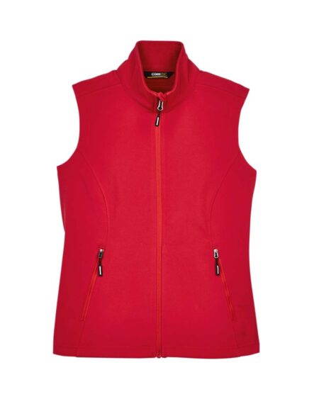 CORE365 CE701W Women’s Cruise Two-Layer Fleece Bonded Soft Shell Vest