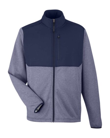 CORE365 CE74 Men’s Venture Heathered Stripe Hybrid Jacket