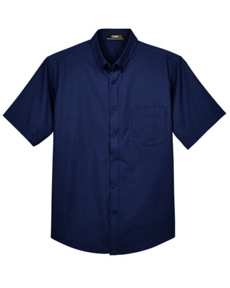 CORE365 88194T Men’s Tall Optimum Short Sleeve Twill Dress Shirt