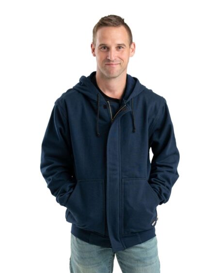 Berne Apparel FRSZ19 Men’s Flame Resistant Full-Zip Hooded Sweatshirt