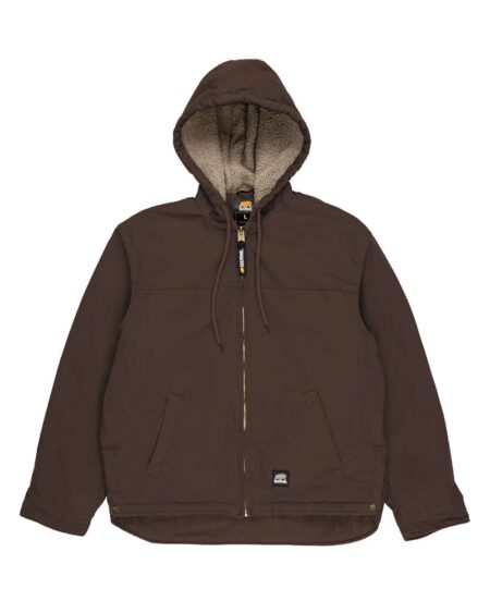Berne Apparel HJ626 Men’s Heartland Washed Duck Hooded Work Coat