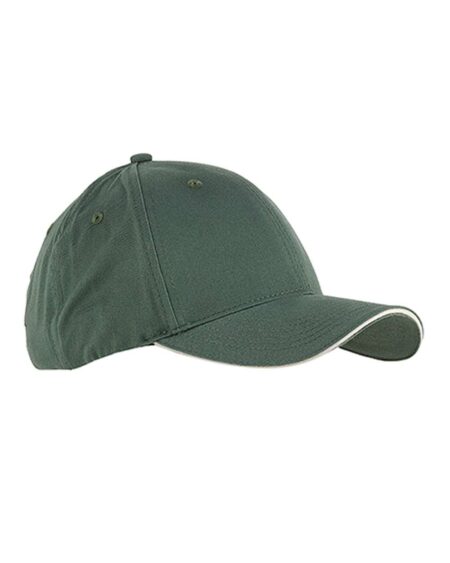 Big Accessories BX004 Brushed Twill Sandwich Cap