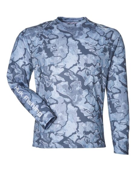 HUK H12L003 Unisex LoPro Camo Long Sleeve T-Shirt