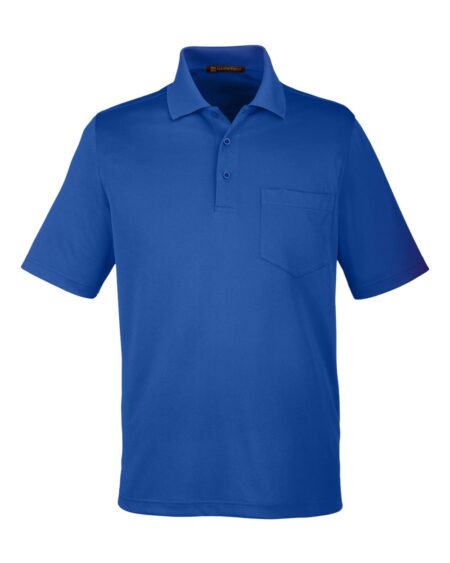 Harriton M348P Men’s Advantage Snag Protection Plus IL Pocket Polo
