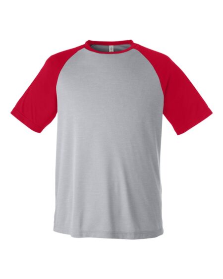 Team 365 TT62 Unisex Zone Colorblock Raglan T-Shirt