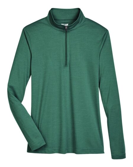 Team 365 TT31HW Women’s Zone Sonic Heather Performance Quarter-Zip Pullover