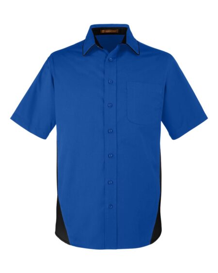 Harriton M586 Men’s Flash IL Colorblock Shirt