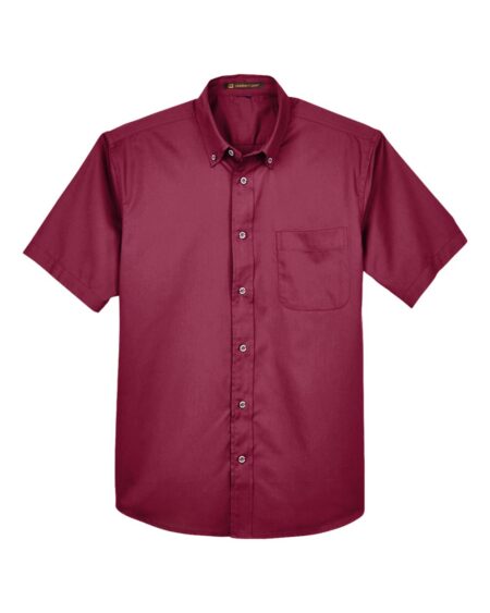 Harriton M500S Men’s Easy Blend™ Twill Dress Shirt with Stain-Release