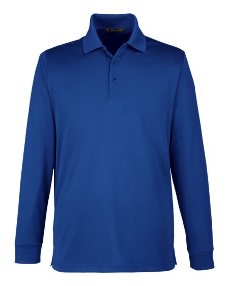 Harriton M348L Men’s Advantage Snag Protection Plus IL Long Sleeve Polo
